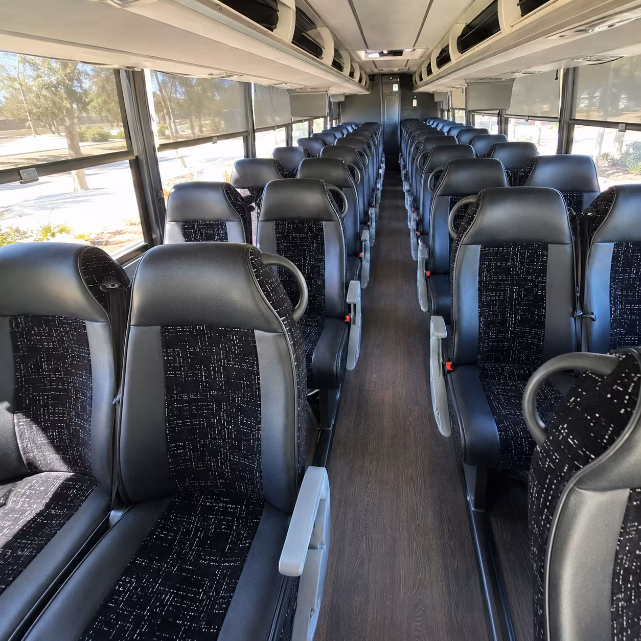 alexandria charter bus inside
