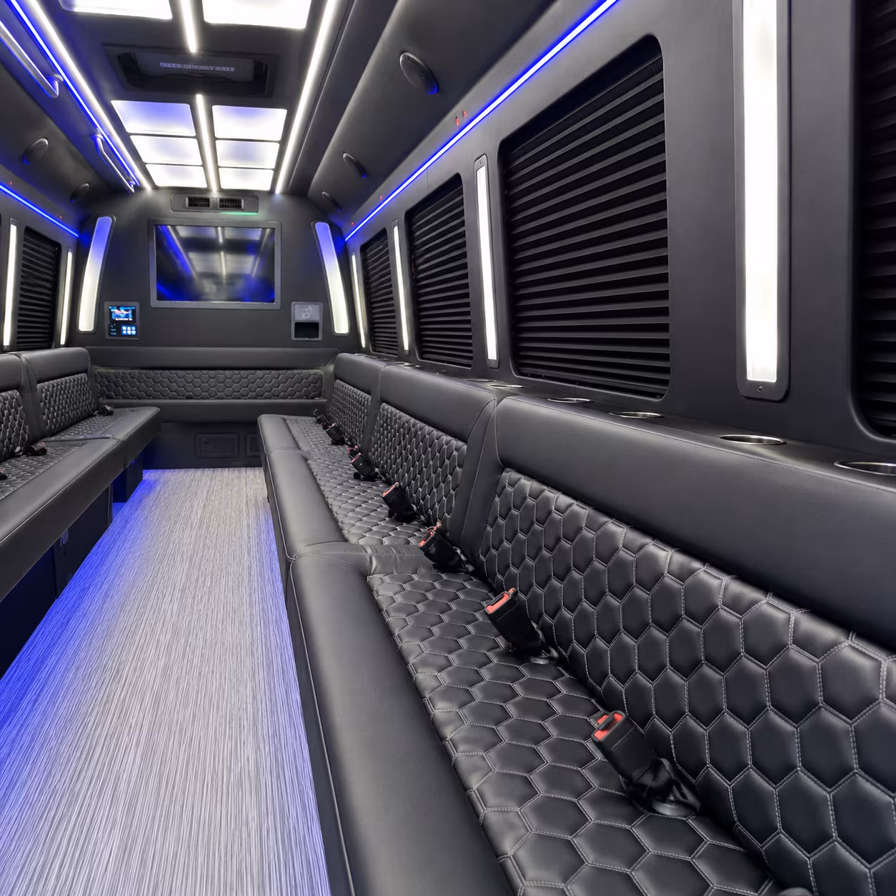 alexandria wedding party bus rental