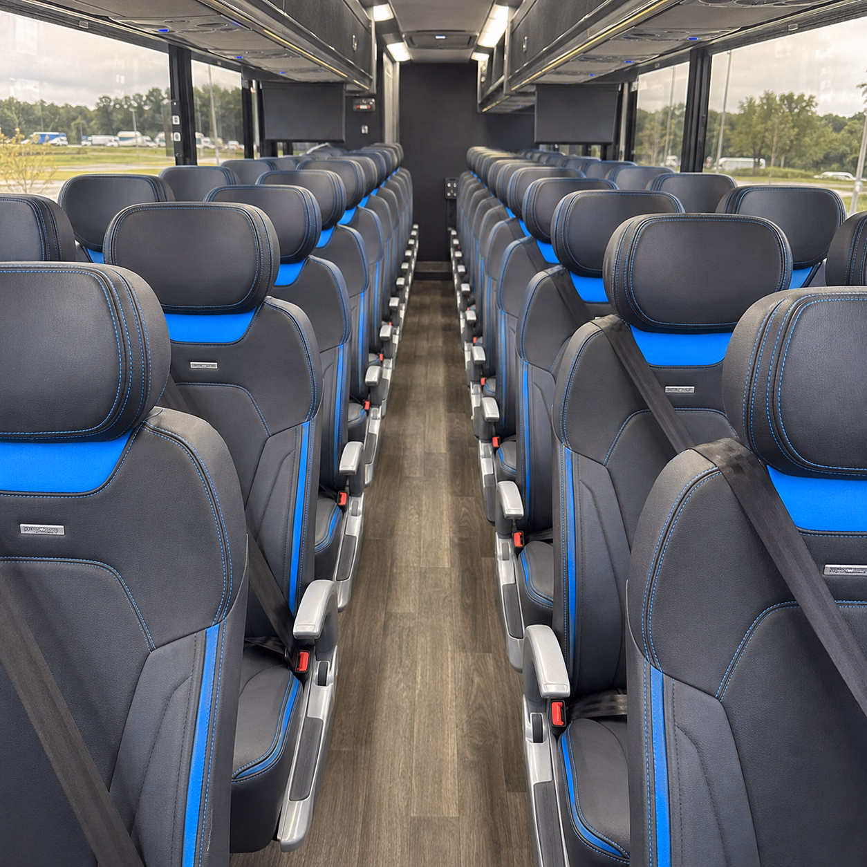 alexandria wedding transportation onboard seating